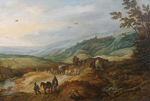 peinture-paysans-cavaliers